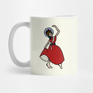 Dancing Suffragette Mug